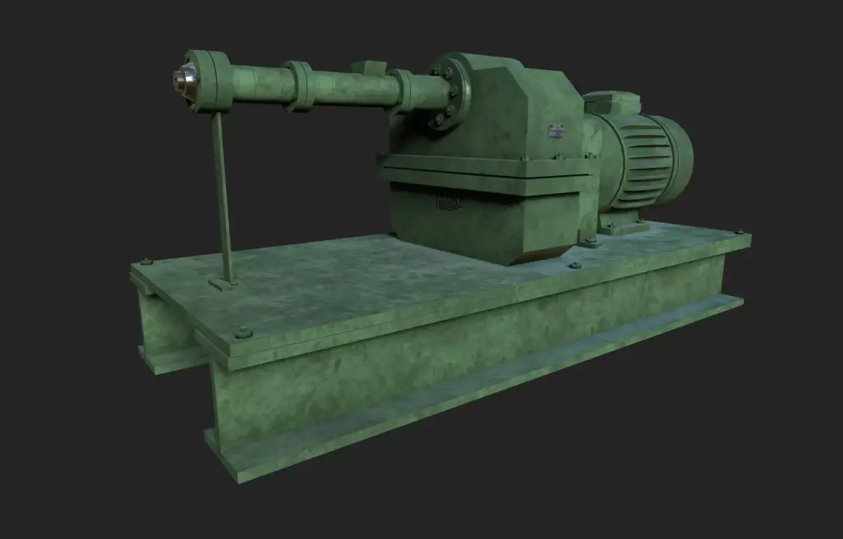 Rubber Extruder Low-poly 3D model