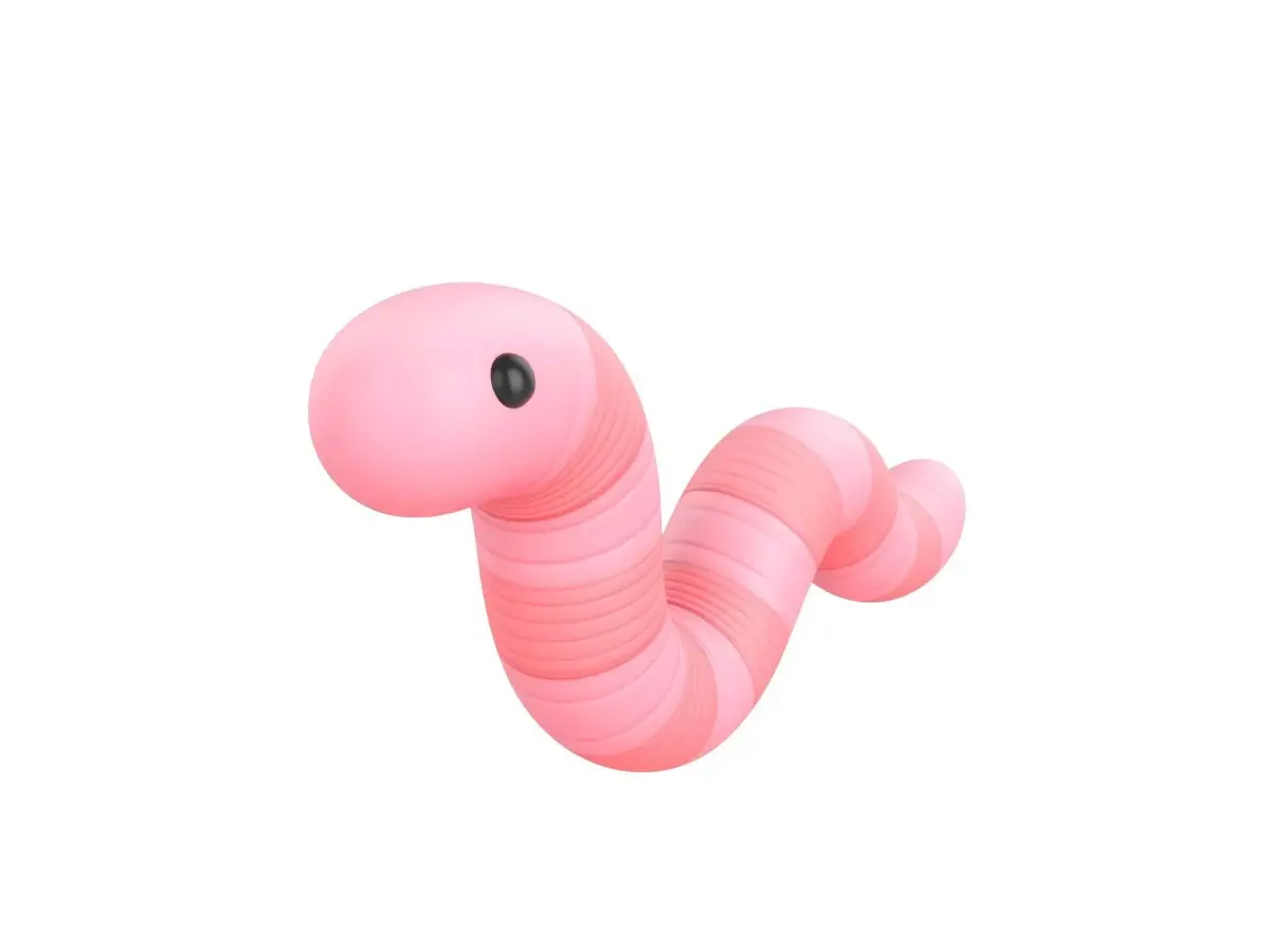 Cartoon Worm 3D model purchase