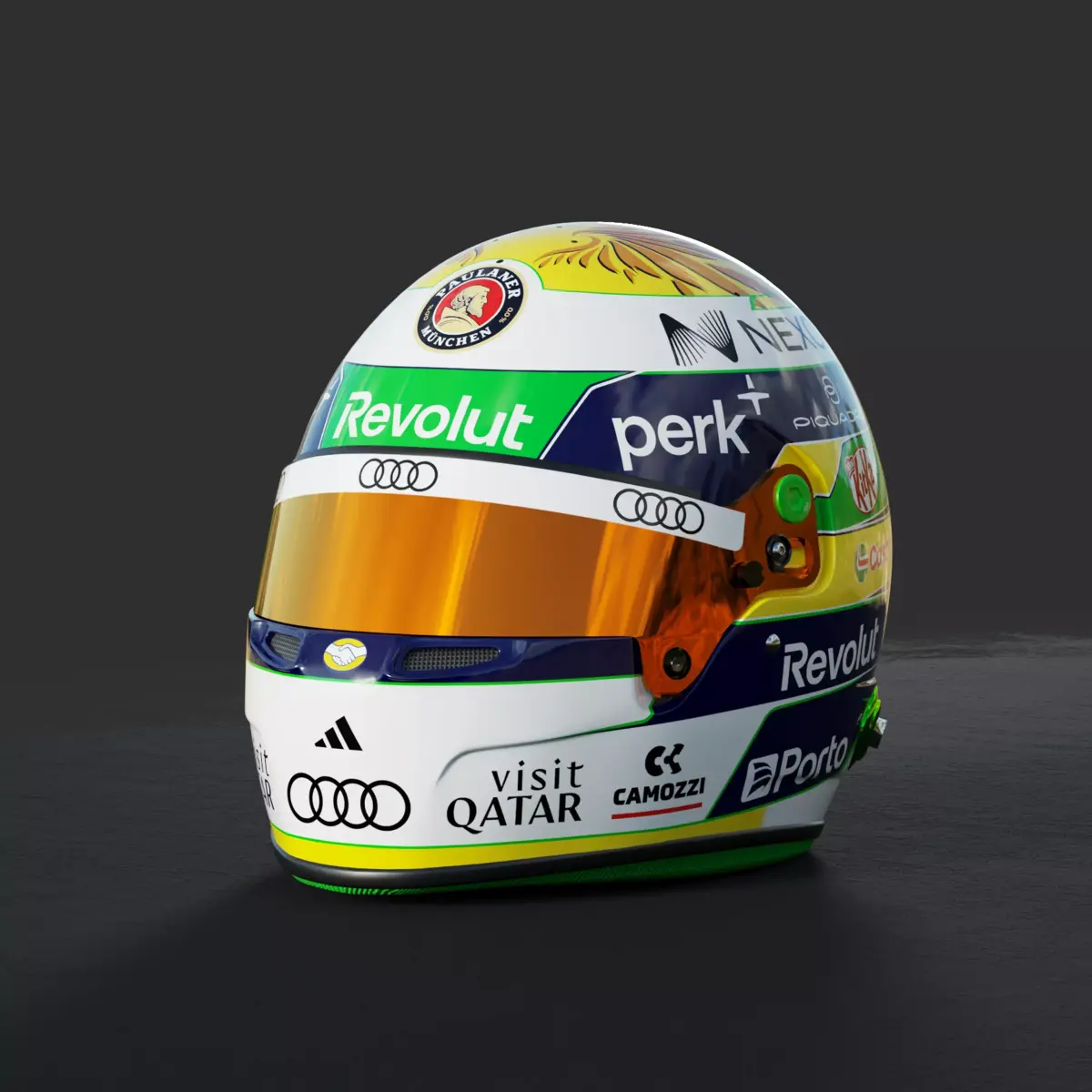 F1 Gabriel Bortoleto Helmet 2026 3D model