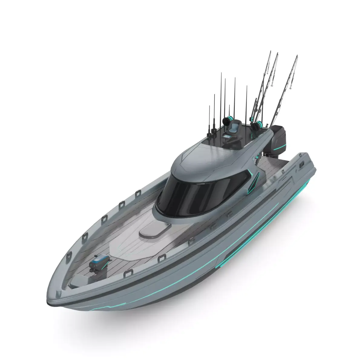 Motorboat 3D model