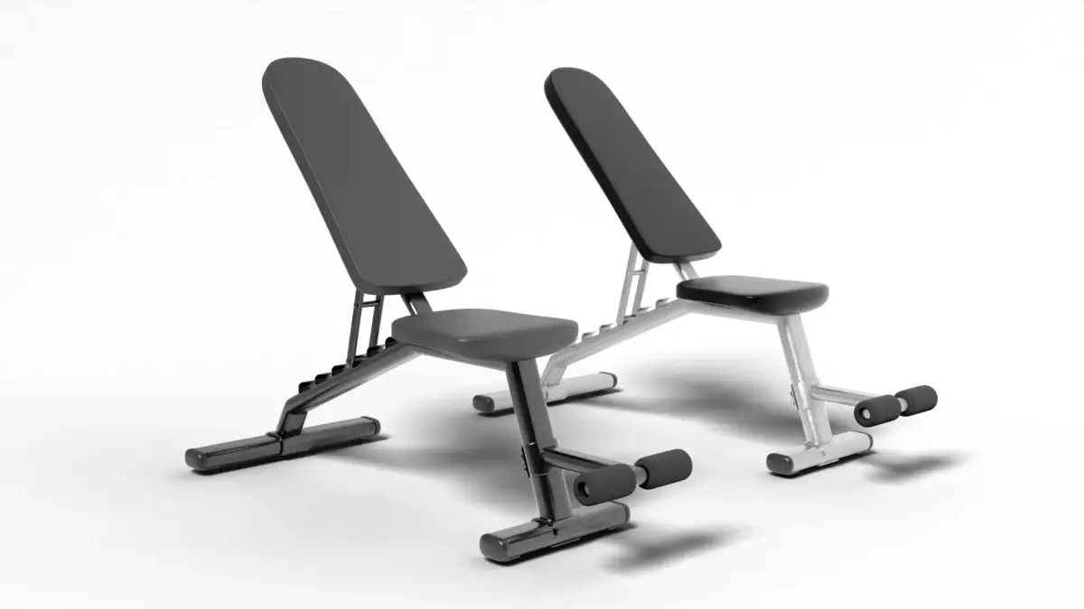Modern Benchpress machine 3D model