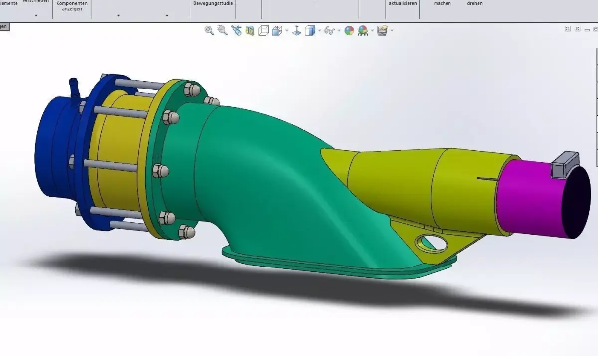 Water Jet drive 3D model