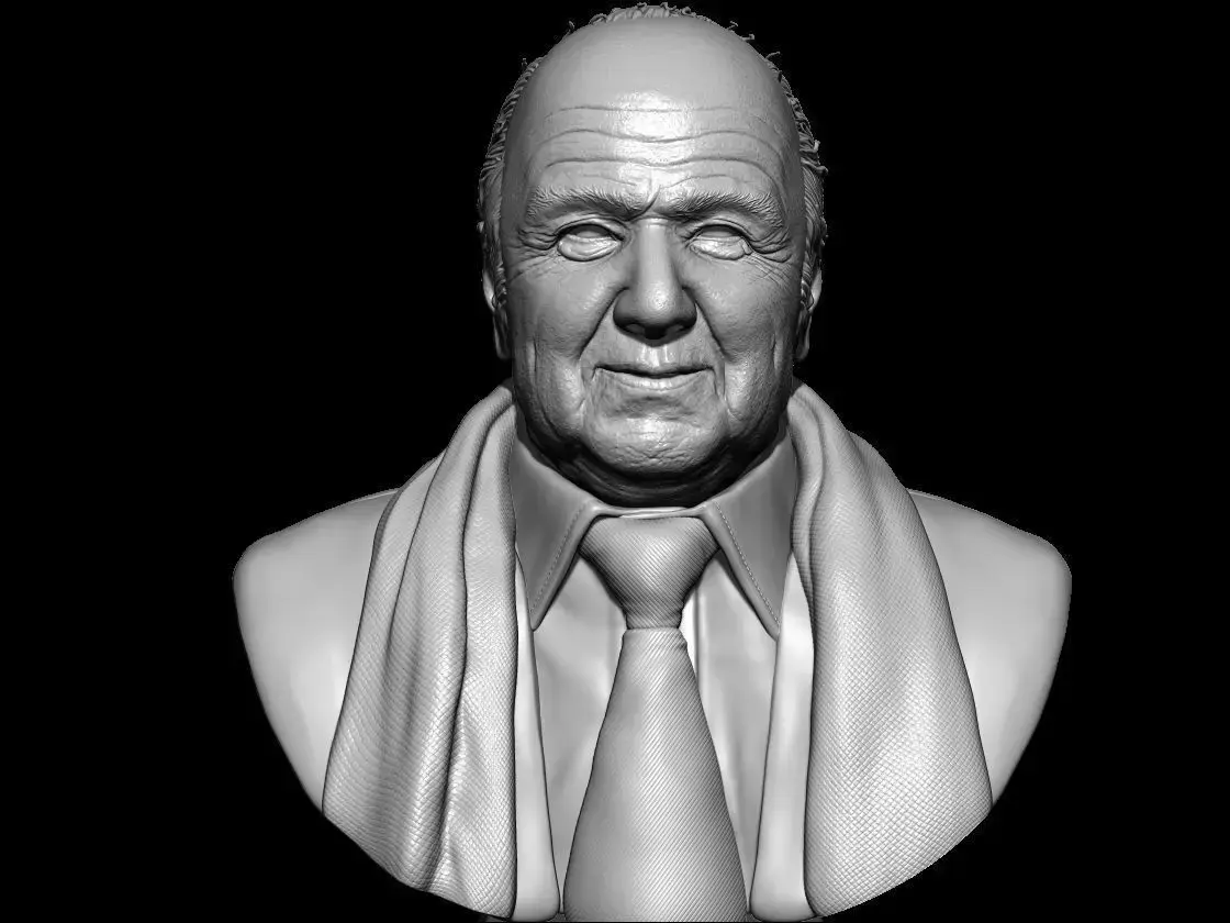 Old Man Statue 3D model purchase