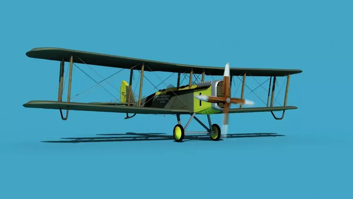 Airco DH-4 Johns Flying School 3D model