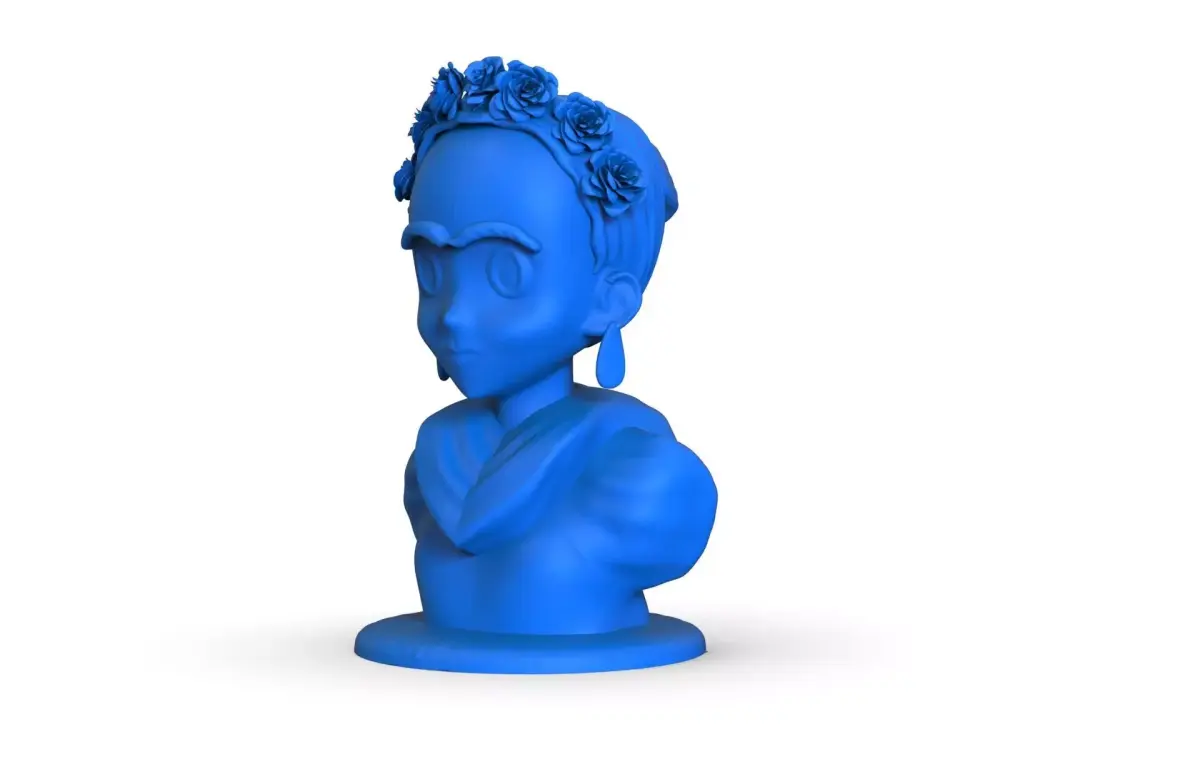 Frida Kahlo Bust 3D print model purchase