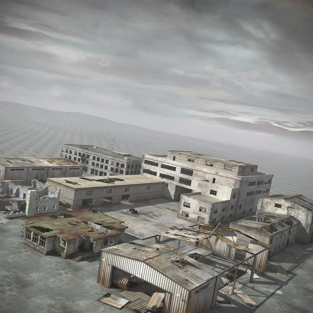 Ruin Destroyed Building City 3D model