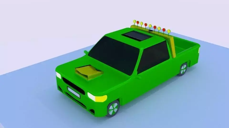 Pick up truck 3D model