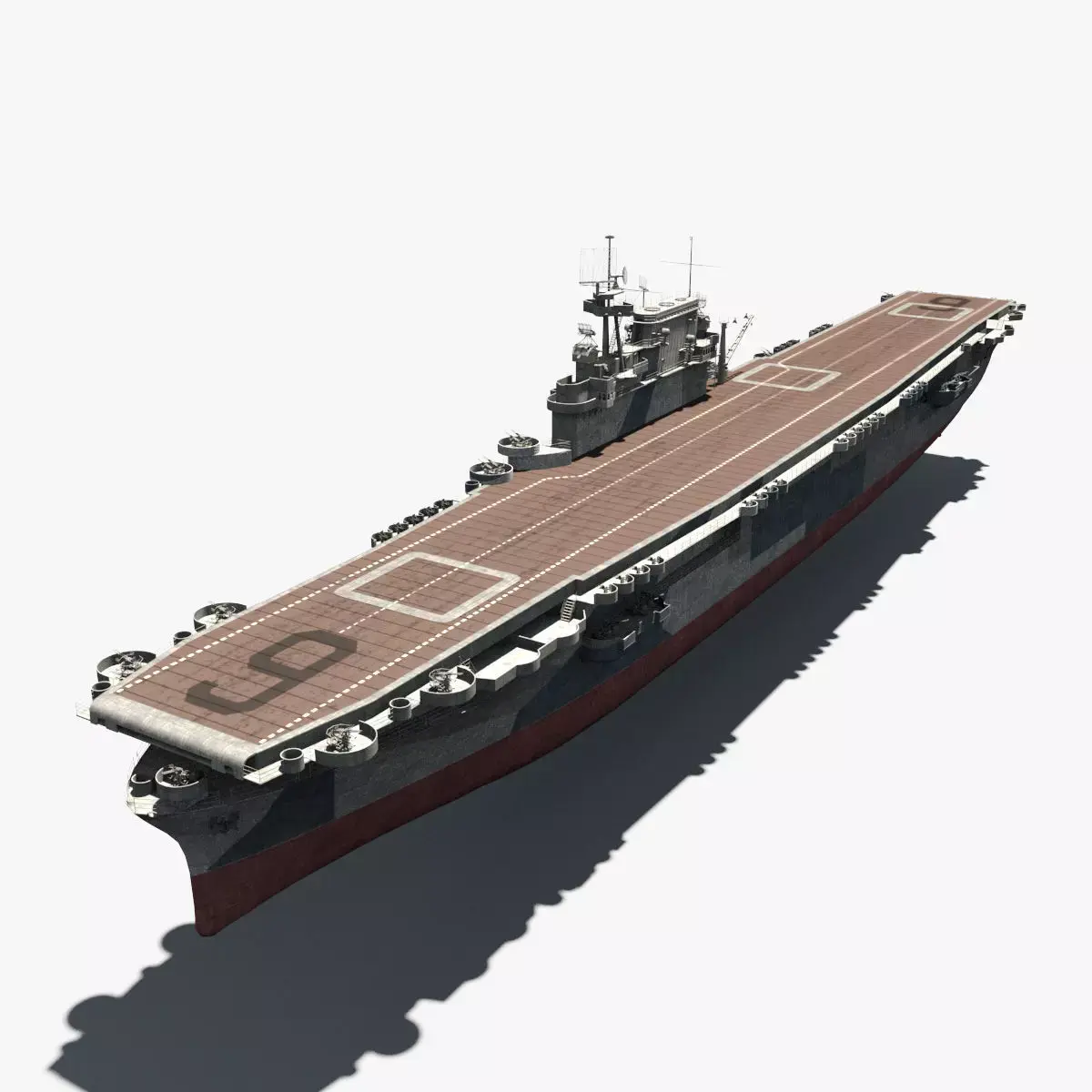 USS Enterprise Low-poly 3D model