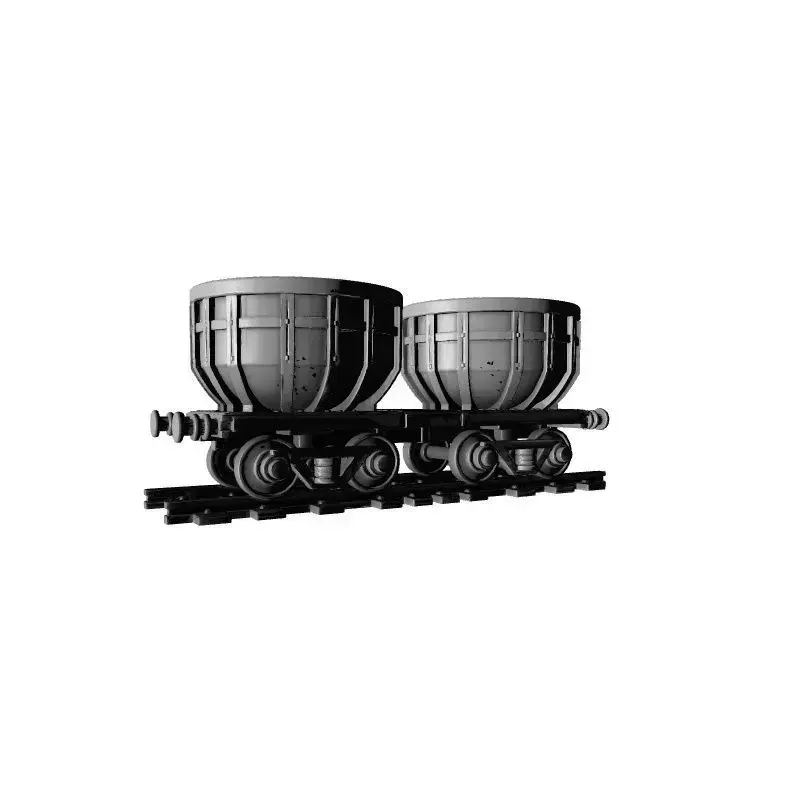 Train Boggy Table Decor 3D 3D print model