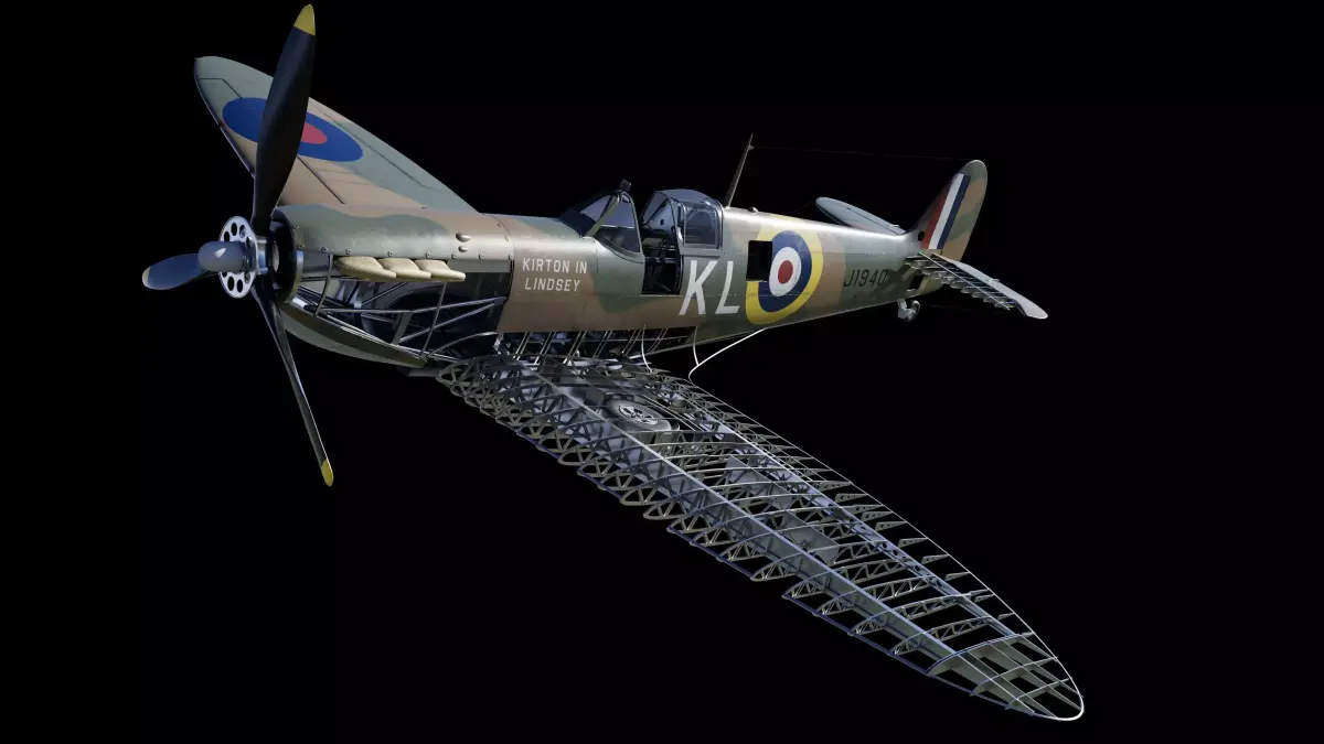 World War 2 Mark 1 Supermarine Spitfire 3D model