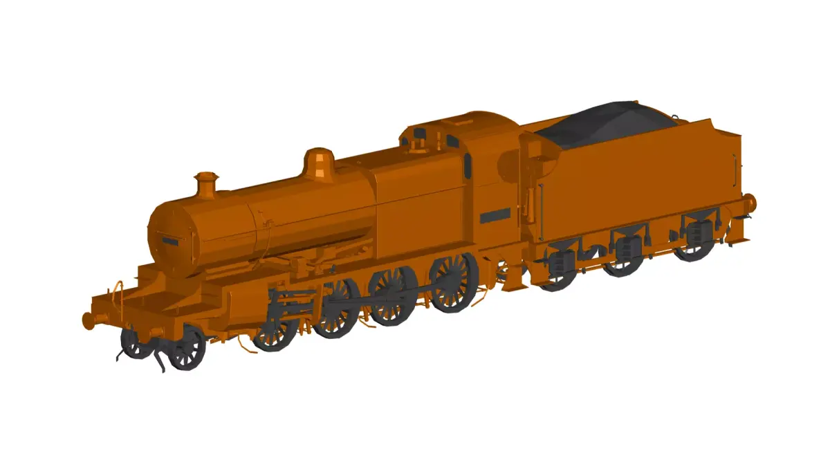 freight train 3D model
