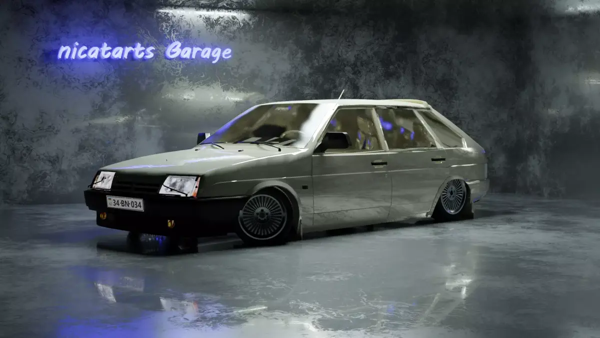 Lada vaz 2109 3D model