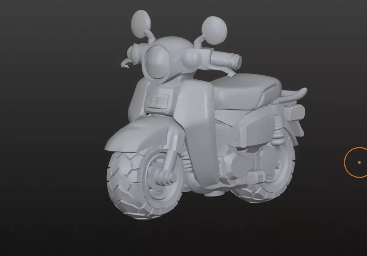 Super cube sparated 3D model