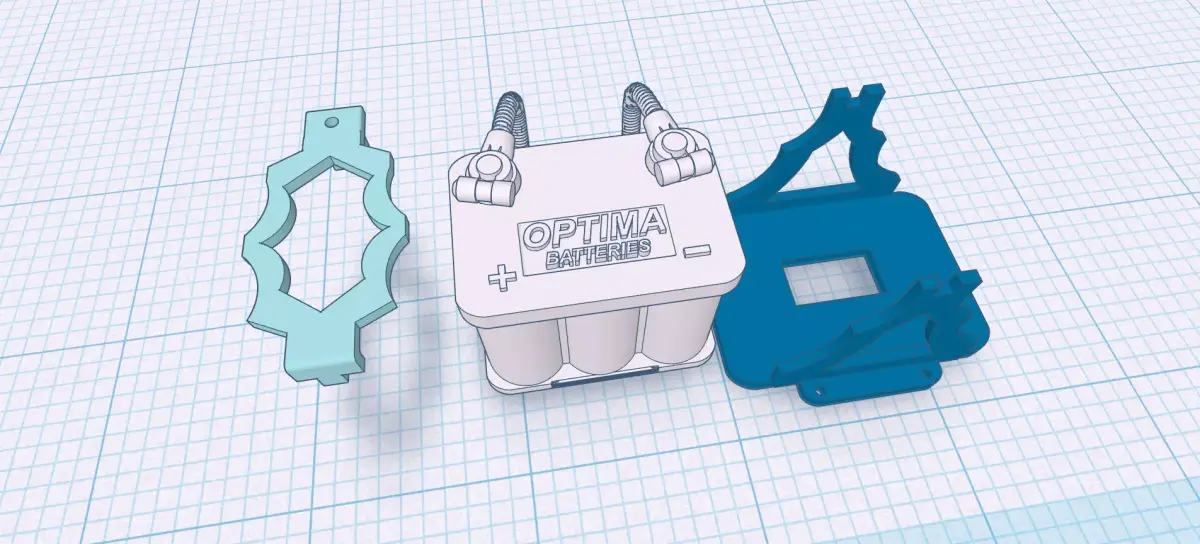 1-25th scale batteries Free 3D print model