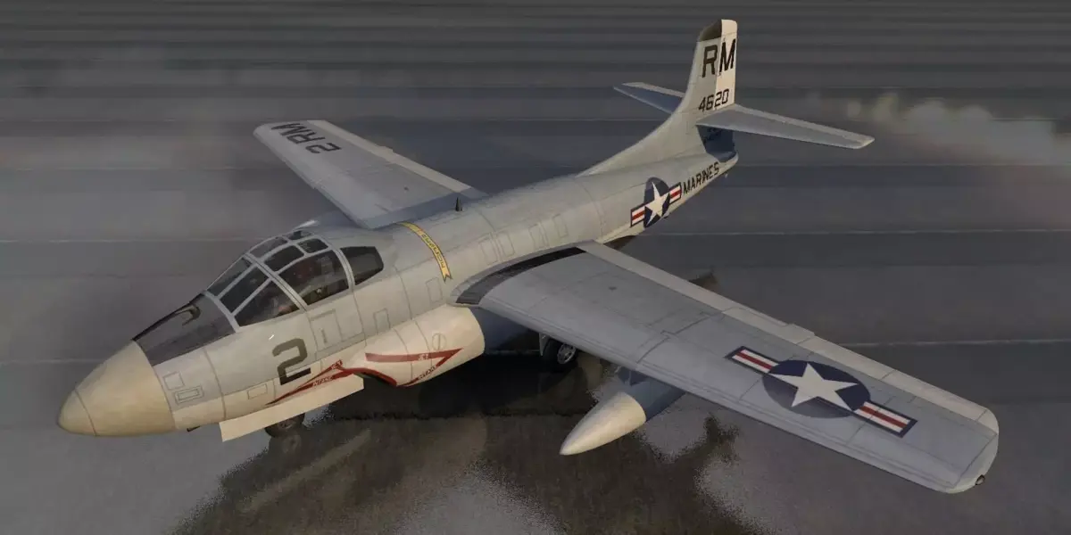 Douglas F3D-2 Skyknight 3D model