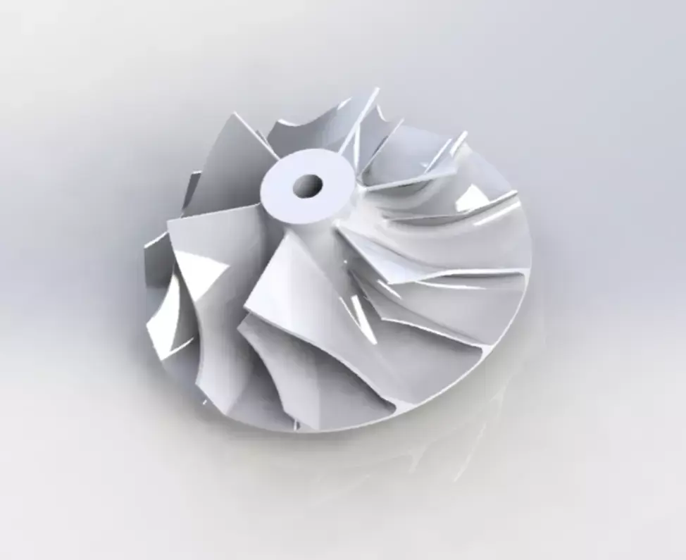 77mm Compressor Wheel  3D model