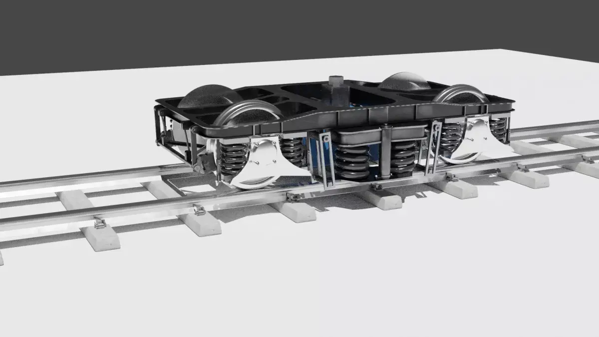  ICF BOGIE  Low-poly 3D model