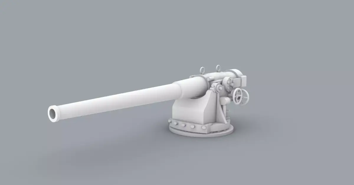 PM Pattern 1892 152mm 3D print model