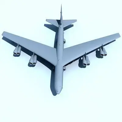 Not Textured B-52 3D model