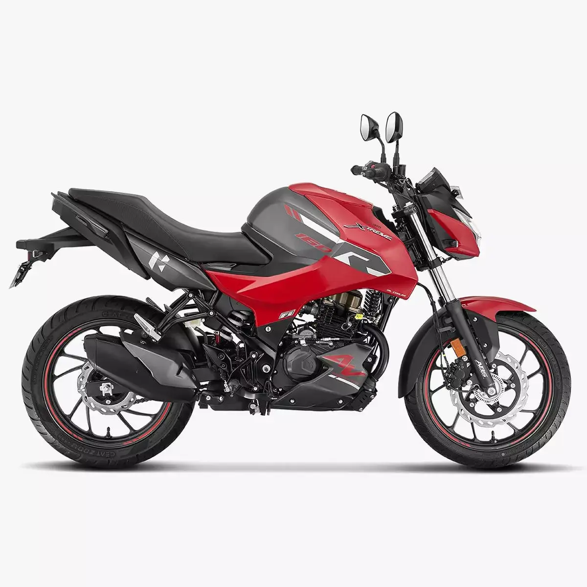 Hero Xtreme 160R 4V Double Disc Bike Cast Pearl Red Low-poly 3D model