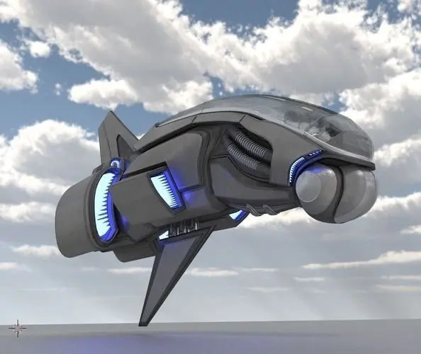 Aircraft E-45 Free low-poly 3D model