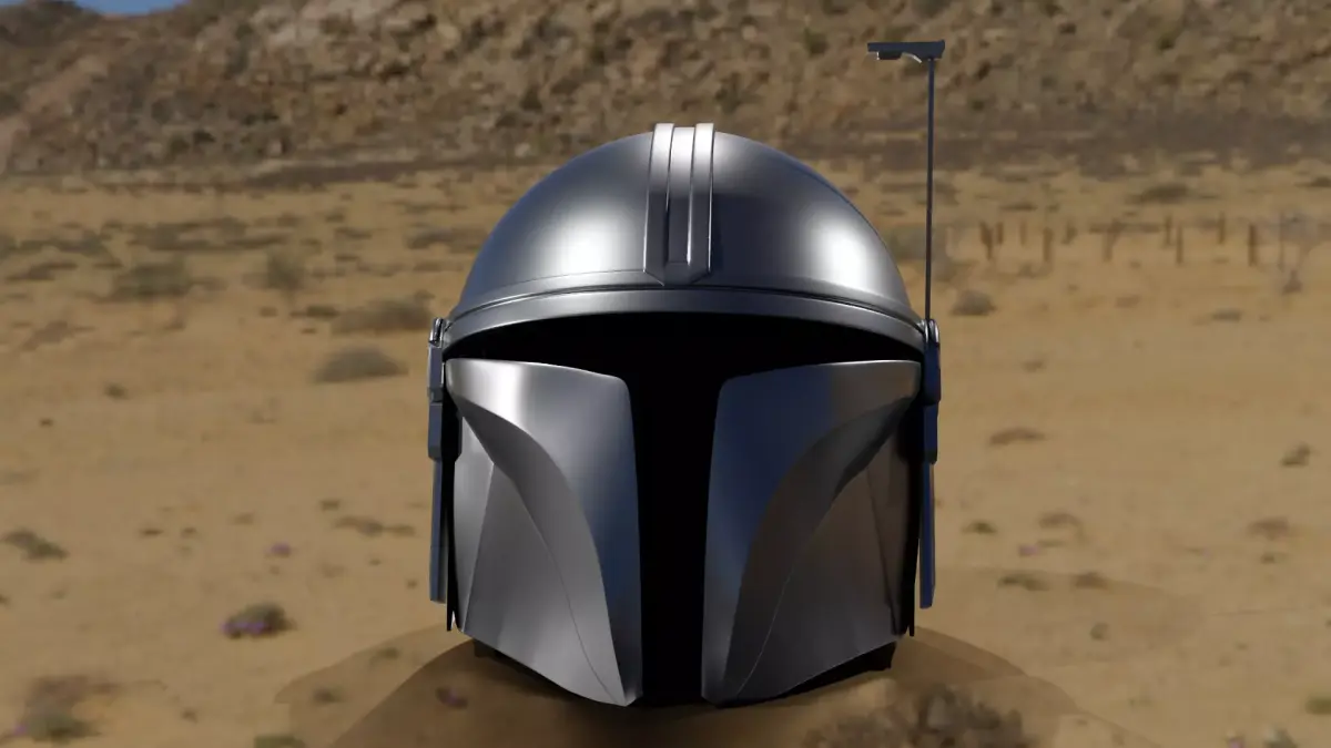 mandalorian helmet starWars 3D model