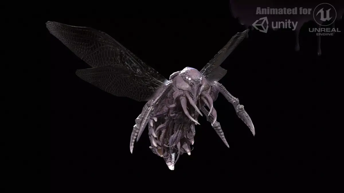 FlyingBug4 A1 Low-poly 3D model