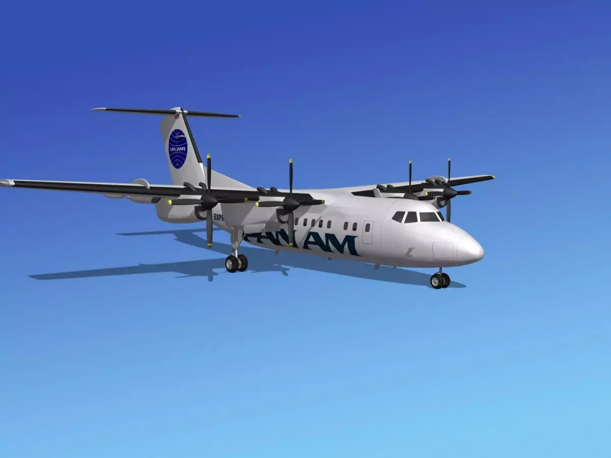 Dehavilland DHC-7 Pan American 3D model