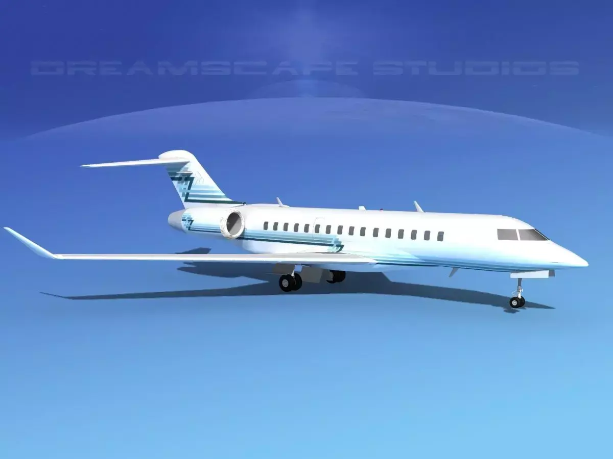 Global Express 8000 V09 3D model