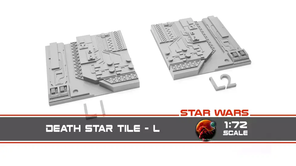 Death Star Tile   Type L 3D print model