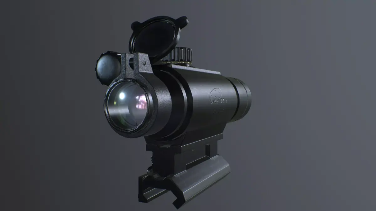 Dedal DK-9 Low-poly 3D model