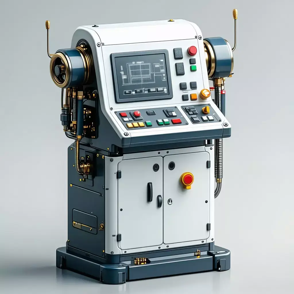 SciFi Control Panel Console Low-poly 3D model
