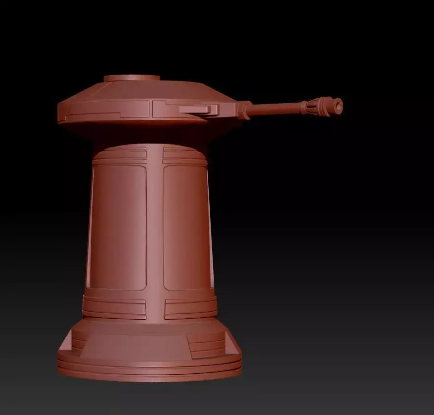 Hoth Turret 3D print model