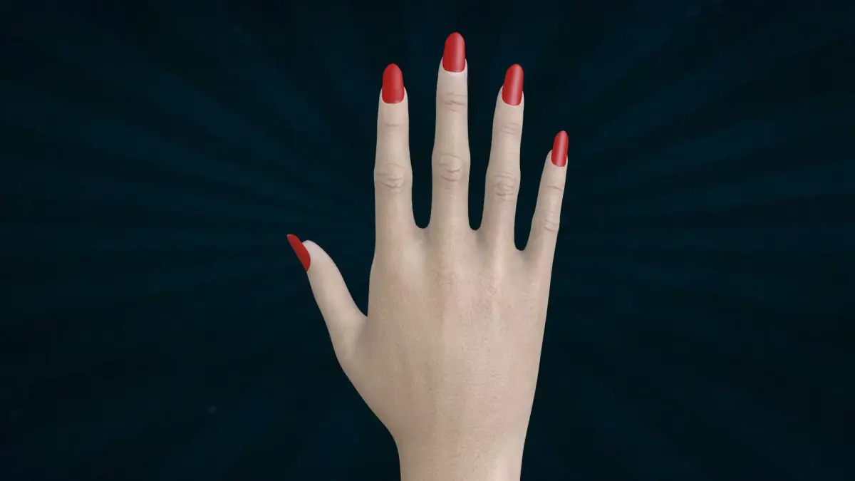 HAND-018 Woman right hand 3D model
