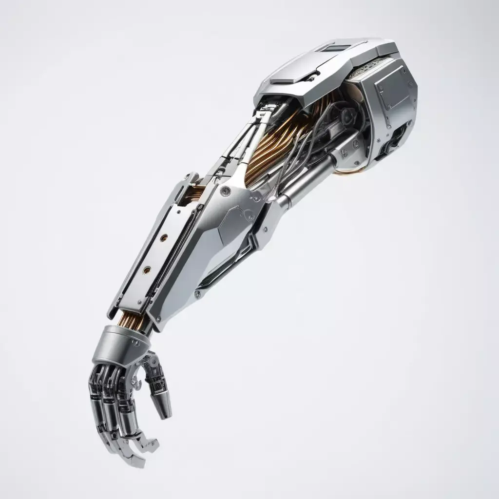 Futuristic Cybernetic Arm 3D Model 3D model