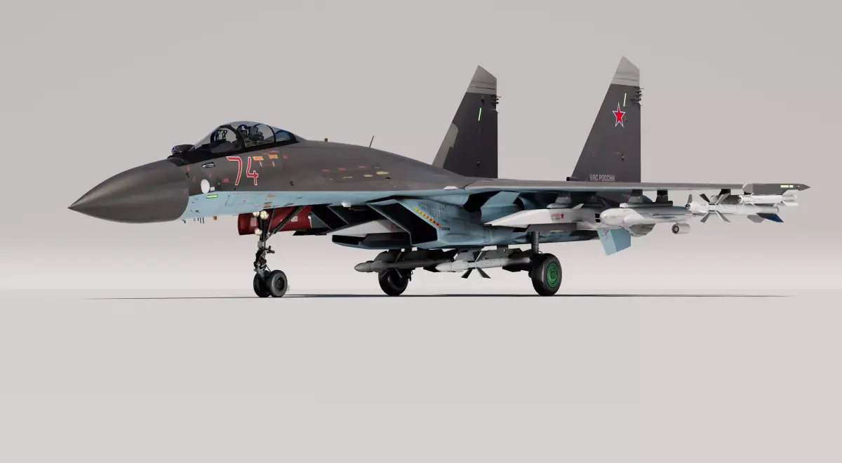 Sukhoi Su-27 Flanker 3d model 3D model