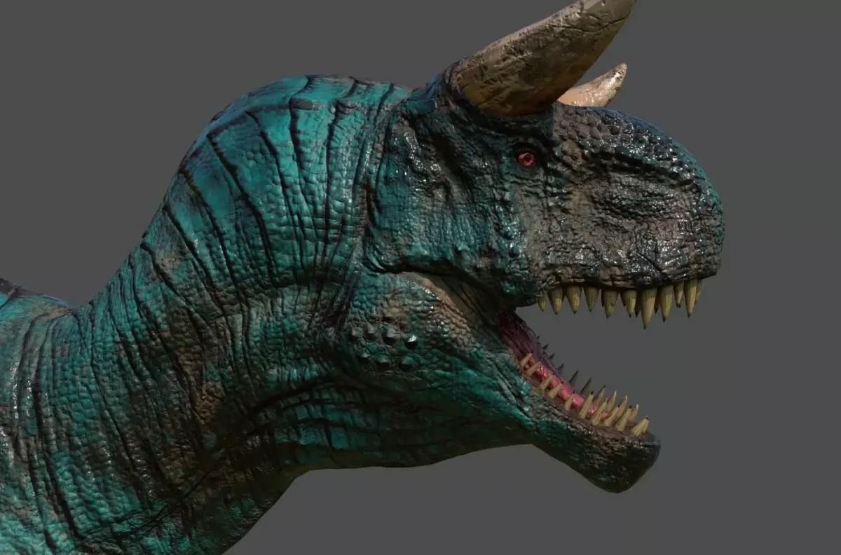 SUPER DINOSAUR  PREDATOR Low-poly 3D model
