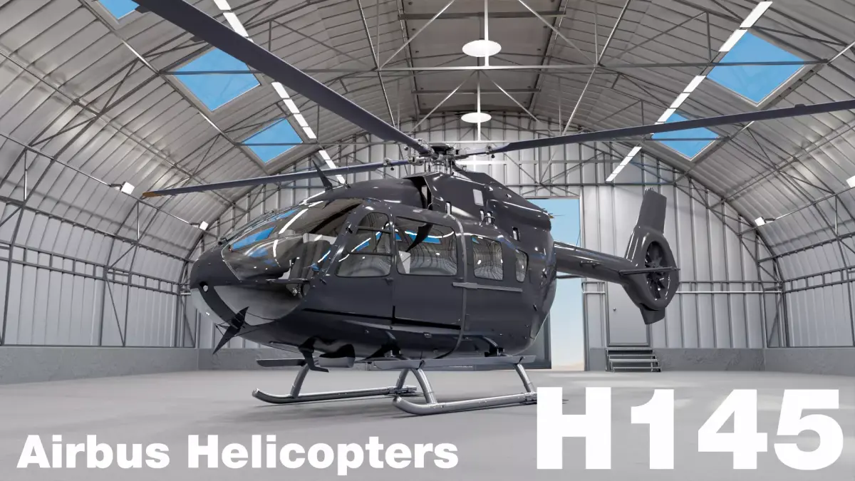 Airbus Helicopter H145 3D model