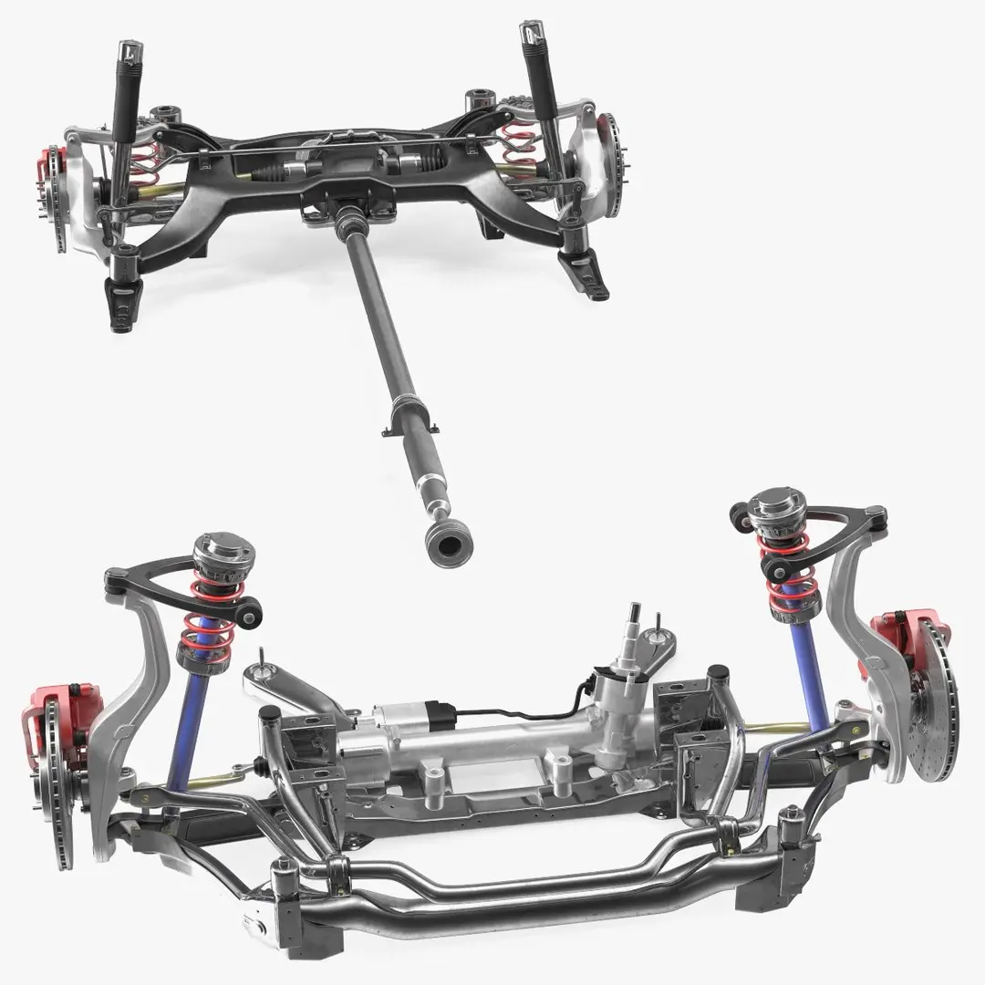 Car Suspension Assembly 3D model