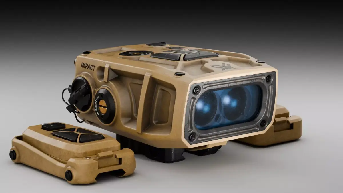 Rangefinder Vortex Impact 4000 Rail Low-poly 3D model