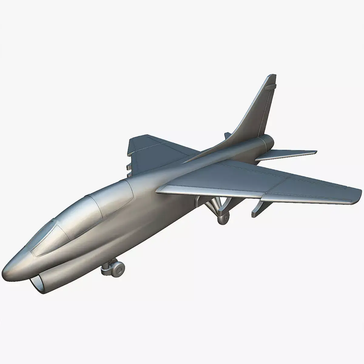 Vought LTV TA-7C Corsair II - 3D Printable Model 3D print model