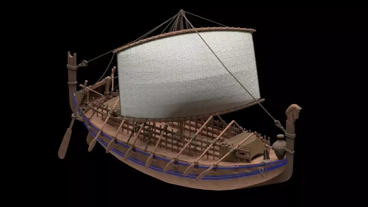 Phoenician Ship 3D model