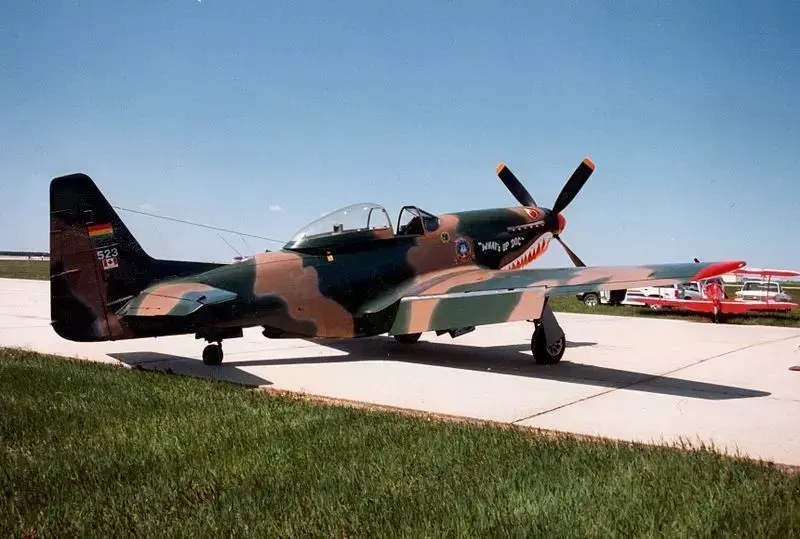 North American P-51 Mustang 3D model 3