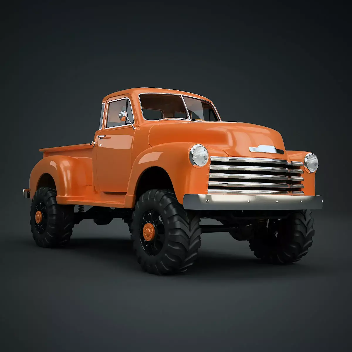 Chevrolet Pickup 1951 Pickup Lift 3D model