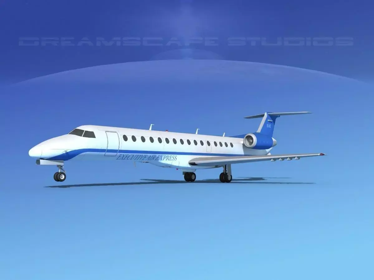 Embraer ERJ-140 Executive Express 3D model