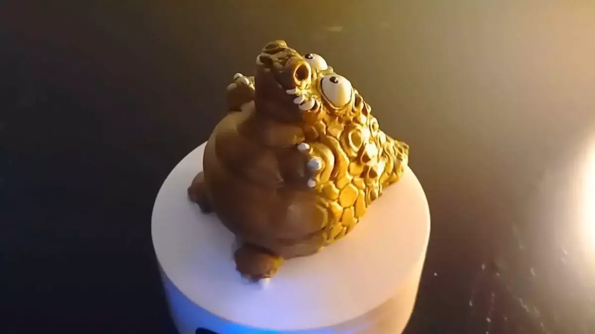 Happy fat crocodile 3D print model