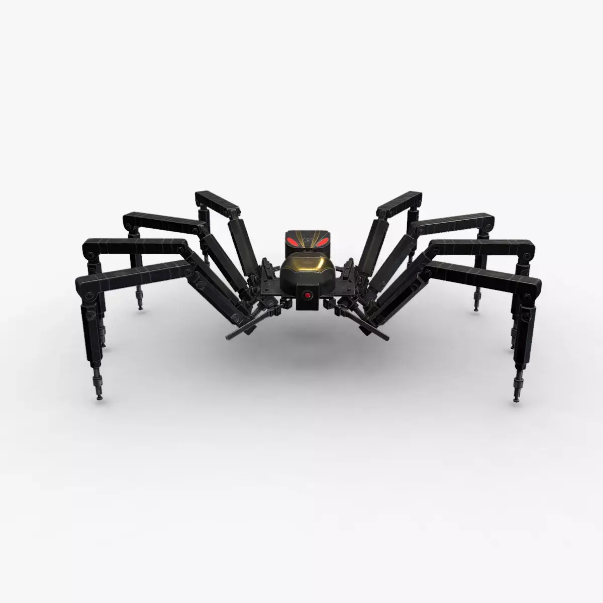 Spider Bot v2 Low-poly 3D model