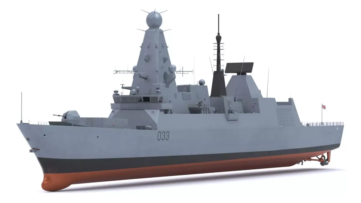 Type 45 Destroyer 3D model by Polygate
