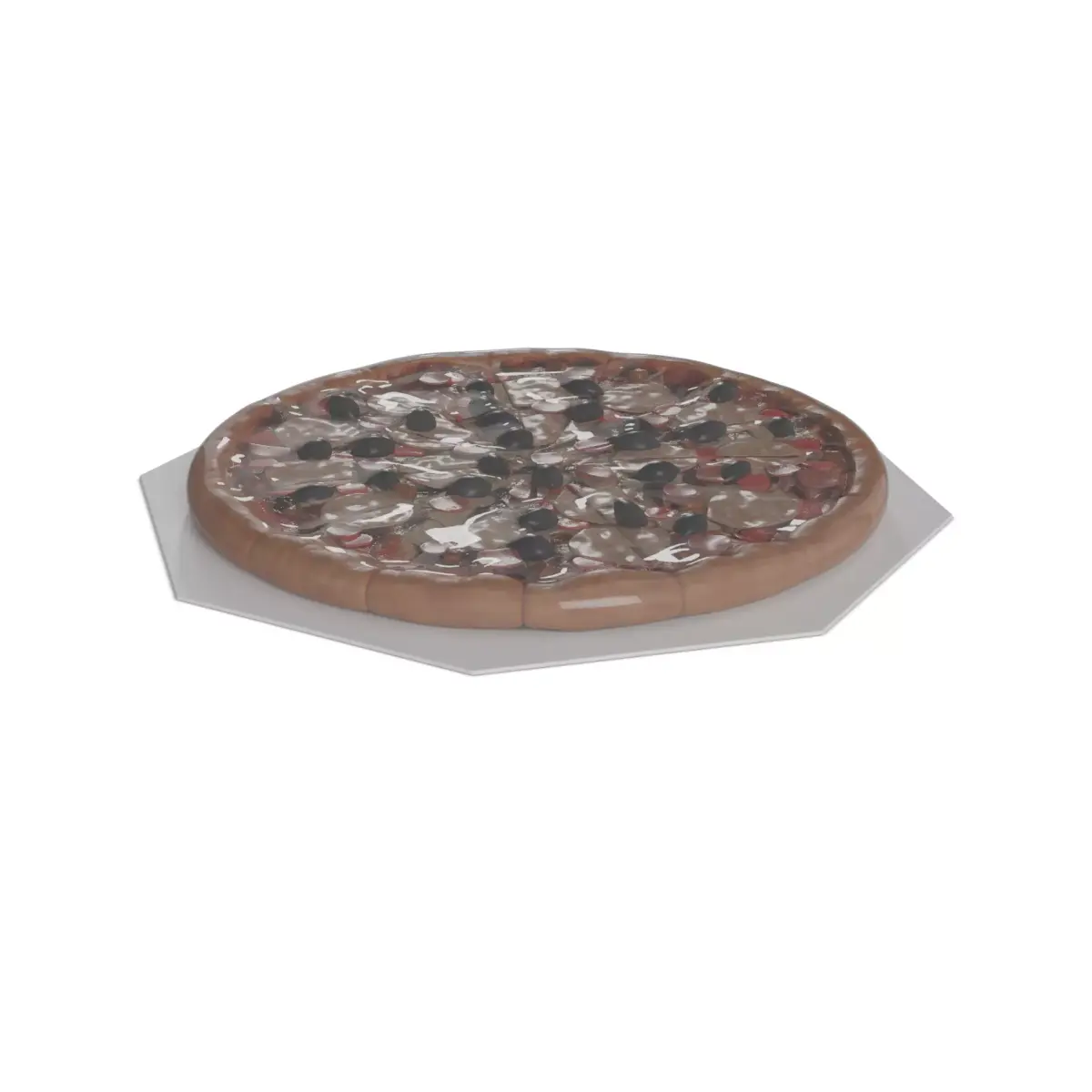 Pasties dumplings and pizzas Meat Feast Pizza 3D model buy