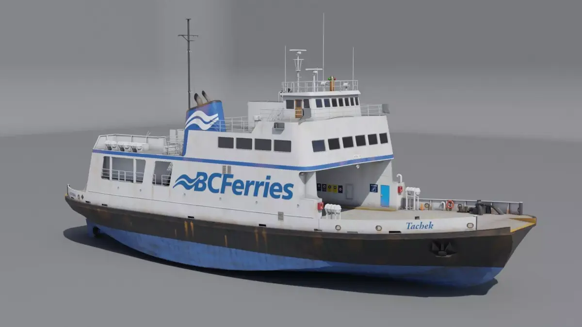 BC Ferries 3D model